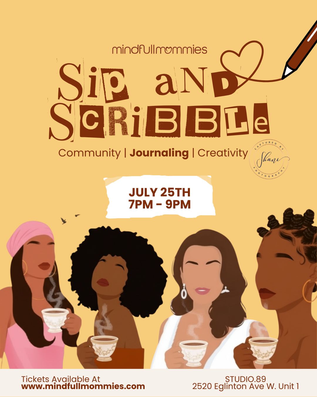 Sip & Scribble - July 25th